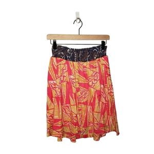 Anthropologie Vanessa Virginia Size 2 Tribal Patterned Skirt with Pockets